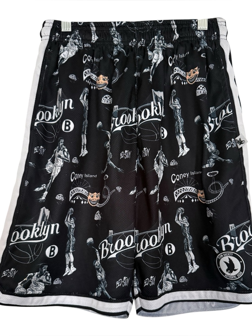 Flow Society Brooklyn Nets Youth Basketball Shorts | Youth L